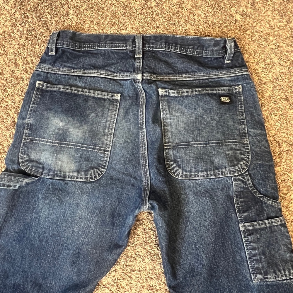 Men’s Key Jeans 32X36 Men's Denim Carpenter 
Dungaree - Traditional Fit